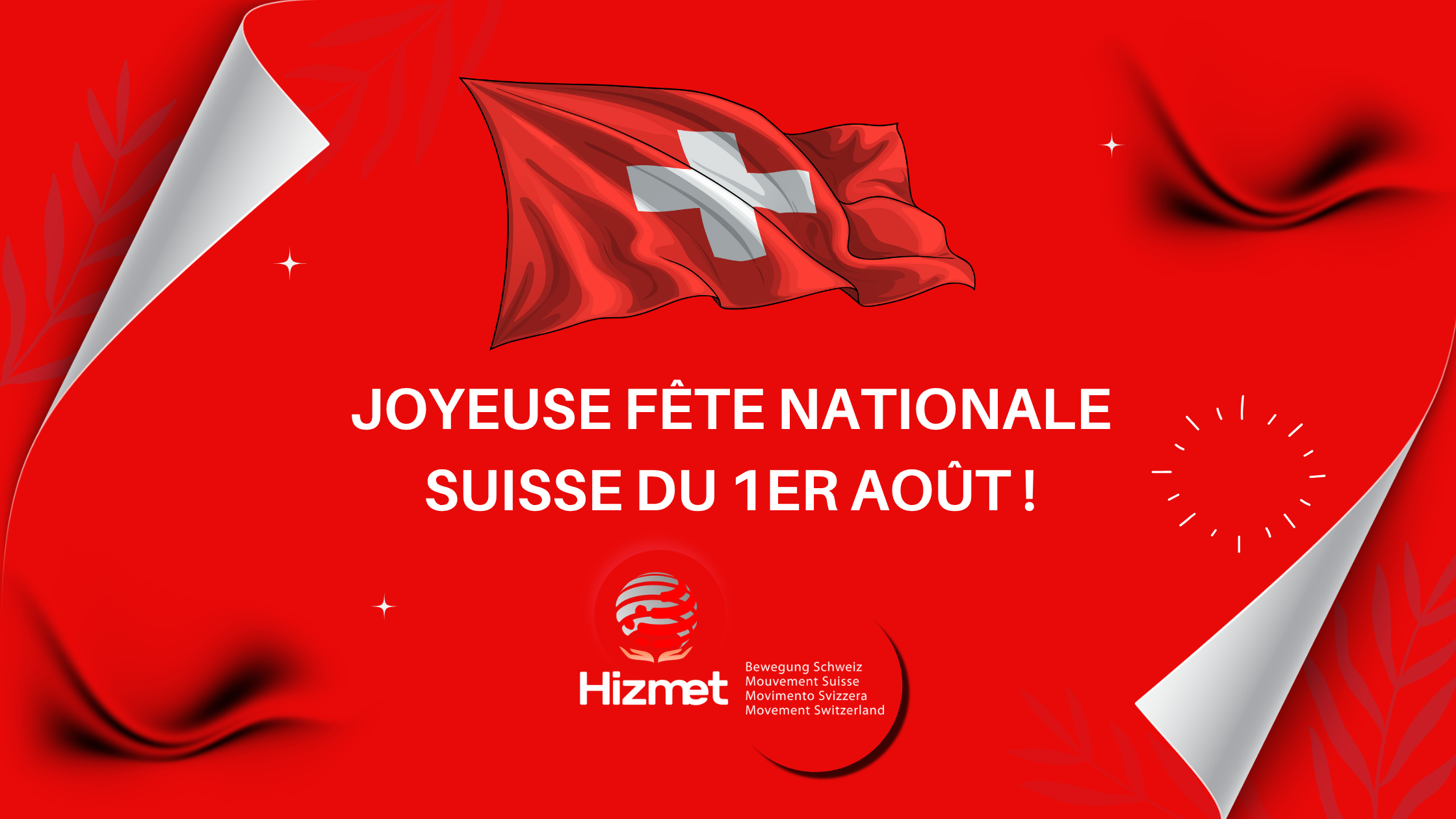 Joyeuse Fête nationale suisse du 1er août !