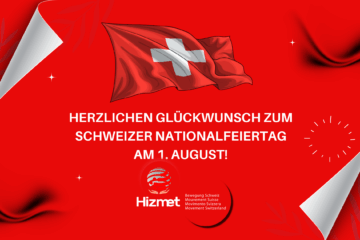 Herzlichen Glückwunsch zum Schweizer Nationalfeiertag am 1. August!