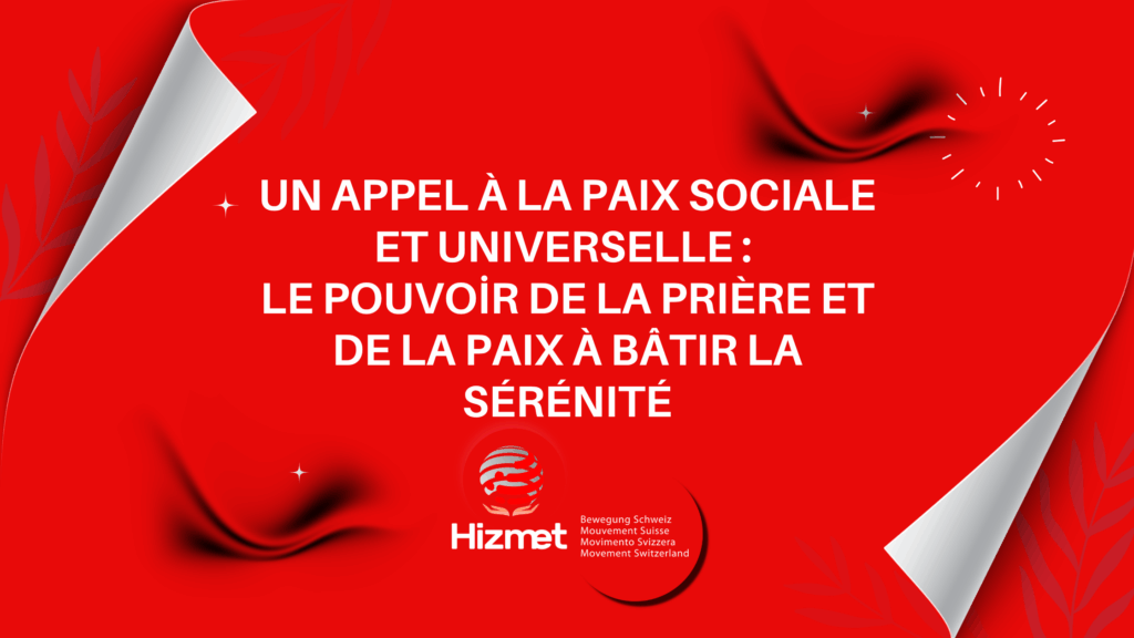 Un Appel à la Paix Sociale et Universelle Le Pouvoir de la Prière et de la Paix à Bâtir la Sérénit